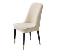 Fundas de Terciopelo para Sillas de Comedor Sin Brazos con Respaldo Curvo Juego de 4/6/2/1 para Cocina Fiestas Y Hogar E 1 Unidad