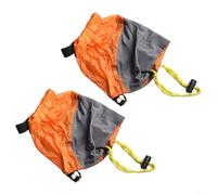 Fundas de tobillo para senderismo y camping, polainas impermeables para evitar que la nieve y el agua entren en tus zapatos (naranja)