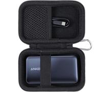Fundas de Transporte Dura para Anker Nano 30W y Power Bank 30W, Funda de Viaje para Anker 10,000mAh (Negro, Sólo Funda)