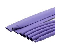 Fundas de Tubo termorretráctil de PVC, Tubo termorretráctil púrpura, relación 2:1 de 1-25 Metros, 2-50mm diámetro, for reparación Cables(40mm,10 Meters)