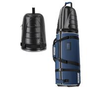 Fundas de Viaje Findway para Palos de Golf con Ruedas y Parte Superior Dura, Protección para Equipos de Golf, Duraderas, Ligeras y Portátiles, para Vuelos, Aerolíneas y Viajes