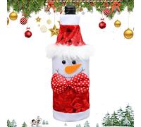 Fundas de vino de Navidad, vestido de botella, decoración de Navidad, bolsa de botella de vino, exquisita decoración de funda de botella para el hogar, bar, restaurante