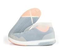 Fundas de zapatos impermeables y antideslizantes desechables, fundas de silicona para zapatos de lluvia reutilizables y calcetines antideslizantes para padre, White, M