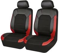 Fundas delantareras Asientos Coche para Bronco SUV 3-Doors Big Bend/Black Diamond/Outer Banks, Impermeable Transpirable Protector de Asiento Protector Interior Accesorios,Black-Red