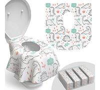 Fundas desechables para asiento de inodoro, paquete de 20 unidades, impermeables, ideales para niños y adultos, extragrandes, envueltas individualmente para viajes, entrenamiento de orinal en baños