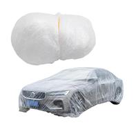 Fundas Desechables Transparentes para Coche - Fundas Completas para Coche, Funda Transparente para Coche | Cubierta para Garaje contra el Polvo y la Lluvia, Cubierta Impermeable para Coche,