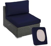 Fundas elásticas de cojín para asiento de sofá al aire libre, fundas de color sólido para muebles de patio, protector de sofá elástico de poliéster, funda de sofá de repuesto lavable para uso en