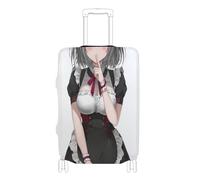 Fundas elásticas grandes para maletas, funda lavable para maleta, artículos esenciales de viaje, para equipaje de 45,7 a 81,3 cm, pelo corto linda sirvienta, S 18-20 in