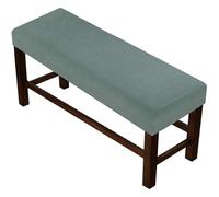 Fundas Elásticas para Bancos De Comedor, Cubiertas Ajustables De Piano para Mesa Interior, Fundas Asiento Desmontables - Se Adaptan A La Mayoría De Rectangulares(Green a,M:56-63"/140-160cm)