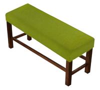 Fundas Elásticas para Bancos De Comedor, Cubiertas Ajustables De Piano para Mesa Interior, Fundas Asiento Desmontables - Se Adaptan A La Mayoría De Rectangulares(Green b,M:56-63"/140-160cm)