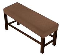 Fundas Elásticas para Bancos De Comedor, Cubiertas Ajustables De Piano para Mesa Interior, Fundas Asiento Desmontables - Se Adaptan A La Mayoría De Rectangulares(Coffee b,M:56-63"/140-160cm)