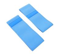 Fundas Elásticas para Botas de Patinaje, Protector Azul Talla 34-38 | Poliéster y Algodón, Correa Elástica Integrada, para Pista y Práctica Diaria