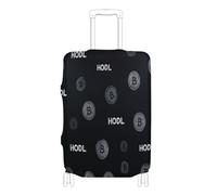 Fundas elásticas para equipaje, lavables, para equipaje de 18 a 32 pulgadas, Bitcoin Sign Hodl negro, S 18-20 in