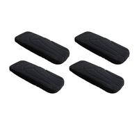 Fundas Elásticas para Reposabrazos de Sillas de Oficina Fundas Extraíbles para Reposabrazos de Sillas de Ordenador Escritorios Y Sillas Gaming 4 Unidades Color Negro