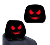 Fundas elásticas para reposacabezas de coche, protector de asiento interior | Scary - Funda para reposacabezas de asiento de coche para sedán, camioneta, tractor, camión, vehículos recreativos