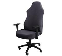 Fundas Elásticas para Silla de Juego, Funda Silla Oficina Protectora Universal, Funda Ergonómica para Silla de Computadora Ordenador Silla Giratoria Reclinables Carreras, No Incluye Sillas (Gris)