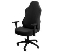Fundas Elásticas para Silla de Juego, Funda Silla Oficina Protectora Universal, Funda Ergonómica para Silla de Computadora Ordenador Silla Giratoria Reclinables Carreras, No Incluye Sillas (Negro)