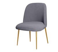 Fundas Elásticas para Sillas De Comedor con Respaldo Curvo - Funda Protectora Asiento Lavable, Tela Jacquard Banda Elástica (Juego 1/2/4/6 Und.)(Grey B,6pcs)