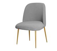 Fundas Elásticas para Sillas De Comedor con Respaldo Curvo - Funda Protectora Asiento Lavable, Tela Jacquard Banda Elástica (Juego 1/2/4/6 Und.)(Grey A,1pcs)