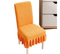 Fundas elásticas para sillas de comedor, protección para banquetes y comedores | Colección de protectores de tela polar elástica, respaldo grueso y suave para restaurantes y banquetes