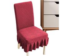 Fundas elásticas para sillas de comedor, protección para banquetes y comedores | Colección de protectores de tela polar elástica, respaldo grueso y suave para restaurantes y banquetes