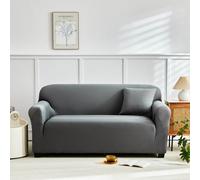 Fundas elásticas para sofá, Cobertura Completa para sofá en Forma de L, Fundas Extensibles para sofá, Protector de Muebles decoración de Sala de Estar-Gray|| 5 Seater(90-112inch)