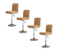 Fundas Elásticas para Taburete De Bar Pack 2/4/6 Funda para Silla con Respaldo, Fundas para Sillas De Comedor EláStica para Taburetes Altos para Bar, Casa, CafeteríA o Fiesta,Fundas Sillas ( Color : #