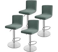 Fundas Elásticas para Taburete De Bar Pack 2/4/6 Funda para Silla con Respaldo, Fundas para Sillas De Comedor EláStica para Taburetes Altos para Bar, Casa, CafeteríA o Fiesta,Fundas Sillas ( Color : #