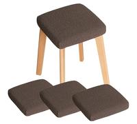 Fundas elásticas para taburetes de bar, rectangulares y cuadradas, juego de 2/4 piezas para mayor protección y estilo