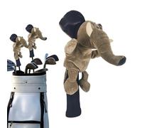 Fundas Encantadoras, Divertidas Y Funcionales: De Golf con Animales De Peluche, Funda para La Cabeza Segura Que Se Ajusta Perfectamente, 1 Protector De Madera Duradero, Accesorio Único | Equipo C