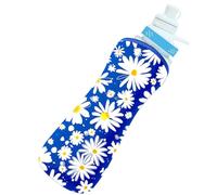 Fundas ergonómicas portátiles para botellas de agua de vidrio de neopreno | Bolsa portátil para botellas de agua para niñas, niños y adultos al aire libre