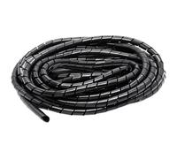 Fundas espirales para cables, Cable Spiral Wrap Sleeve 3 Meter Black White ID 3-10mm Flame(Id8mm Black 3 Meter)