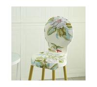 Fundas Estampadas para Sillas de Cocina Sin Brazos Fundas Elásticas para Sillas Sin Brazos para Comedor Funda Integral para Sillas de Recepción Lavable D 1 Unidad