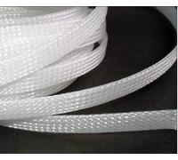 Fundas Extensibles for Cables de Pet de 10 m - Protector de Piel de Serpiente de Alambre Trenzado Plano y Ajustado for Cables, ignífugo(Clear,4mm)