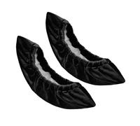 Fundas for botas de patinaje artístico, protectores contra fugas, fundas rizo lavables for jóvenes y adultos(Black L)