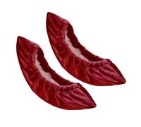 Fundas for botas de patinaje artístico, protectores contra fugas, fundas rizo lavables for jóvenes y adultos(Dark Red L)