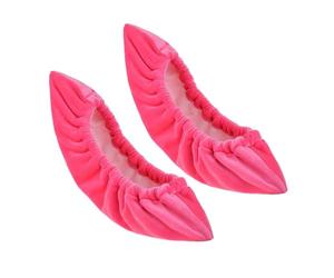 Fundas for botas de patinaje artístico, protectores contra fugas, fundas rizo lavables for jóvenes y adultos(Pink XXXL)