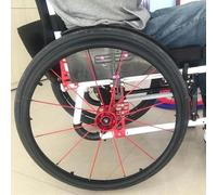 Fundas for llantas de empuje for sillas de ruedas, cubierta for silla de ruedas deportiva for rueda trasera, 1 par de fundas antideslizantes y resistentes al desgaste for llantas de empuje for sillas