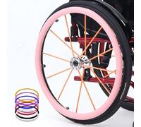 Fundas for llantas de empuje for sillas de ruedas, fundas deportivas for sillas de ruedas, accesorios for sillas de ruedas antideslizantes y resistentes al desgaste (Color : C, Size : 22in)