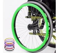 Fundas for llantas de empuje for sillas de ruedas, fundas deportivas for sillas de ruedas, accesorios for sillas de ruedas antideslizantes y resistentes al desgaste (Color : B, Size : 24in)