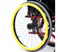 Fundas for llantas de empuje for sillas de ruedas, fundas for aros for sillas de ruedas, fundas protectoras for anillos de empuje, 1 par de fundas de silicona for silla de ruedas, anillo protector for