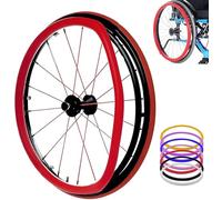 Fundas for ruedas de empuje for silla de ruedas, fundas for llantas de empuje for silla de ruedas, 1 par de fundas for silla de ruedas deportivas con rueda trasera de 24 pulgadas, funda de silicona fo