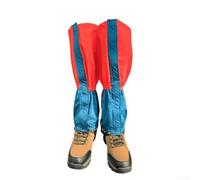 Fundas funcionales para zapatos de senderismo para senderismo de invierno con material Oxford impermeable, retención de pantorrilla de doble capa y sistema de correa segura (naranja)