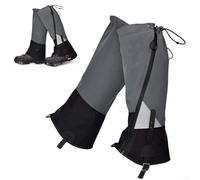 Fundas impermeables de nailon Oxford para zapatos para senderismo, raquetas de nieve y senderismo de invierno, protección contra la arena del desierto y el barro, ajustable para correa del empeine, 1