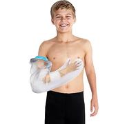 Fundas impermeables de pierna para regadera, protector de brazo para niños, protector de brazo para el baño, reutilizable, bolsa seca, Kids Arm Protector(long), Brazo para niños (largo).