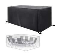 Fundas impermeables de ratán para muebles de jardín, 60 x 60 x 75 cm, tela de buey 420D, resistente al viento, anti-UV, fundas de piel para patio al aire libre, juego de cubos, protector