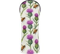 Fundas impermeables para cabeza de palo de golf con etiqueta de número para conductor/madera de Fairway/cardo escocés híbrido y abejorros para amantes de las abejas