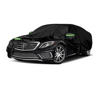 Fundas impermeables para coche de repuesto para Mercedes Benz Clase S S250 S300 S350 S400 S450 S450, 6 capas para todo tipo de clima con puerta con cremallera para protección de nieve, lluvia, polvo y granizo (Clase S)