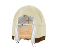 Fundas impermeables para silla de columpio, hamaca impermeable con cremallera y cordón, protector plegable resistente para patio, porche, jardín