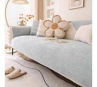 Fundas Impermeables para Sofás Seccionales, Fundas Lavables para Sofás, Protector De Muebles Duradero para Sala De Estar Y Mascotas, Ajuste Universal, Resistente Light Blue 45x45cm Cushion Cover